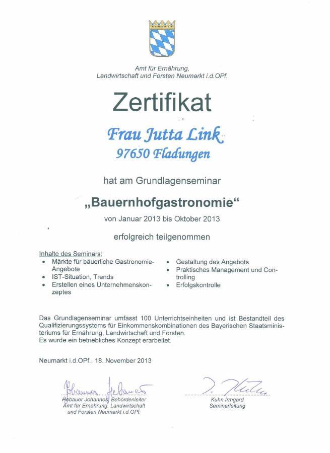 Gaestehaus Jutta / Pension Link Fladungen Exteriör bild
